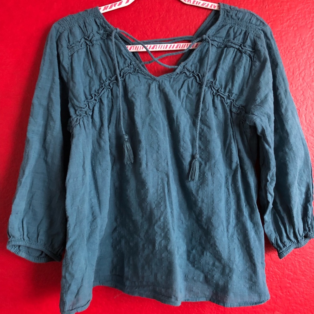 Blue blouse